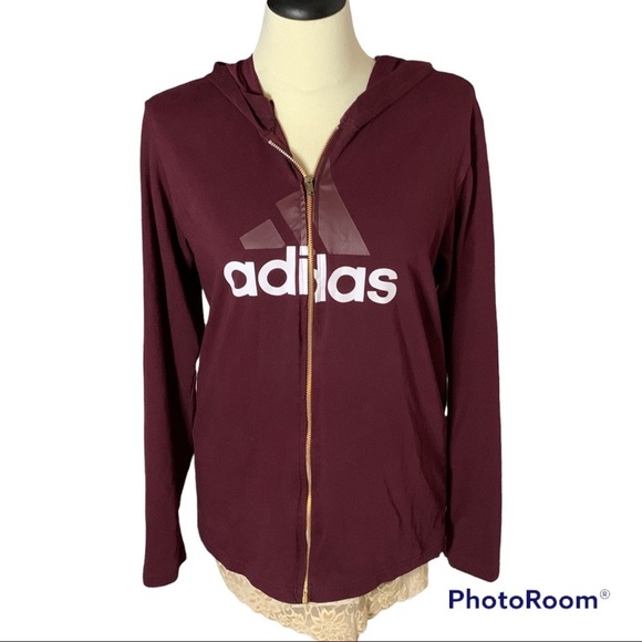 Full zip Climalite medium weight hooded sweatshirt SZ L - Picture 1 of 6